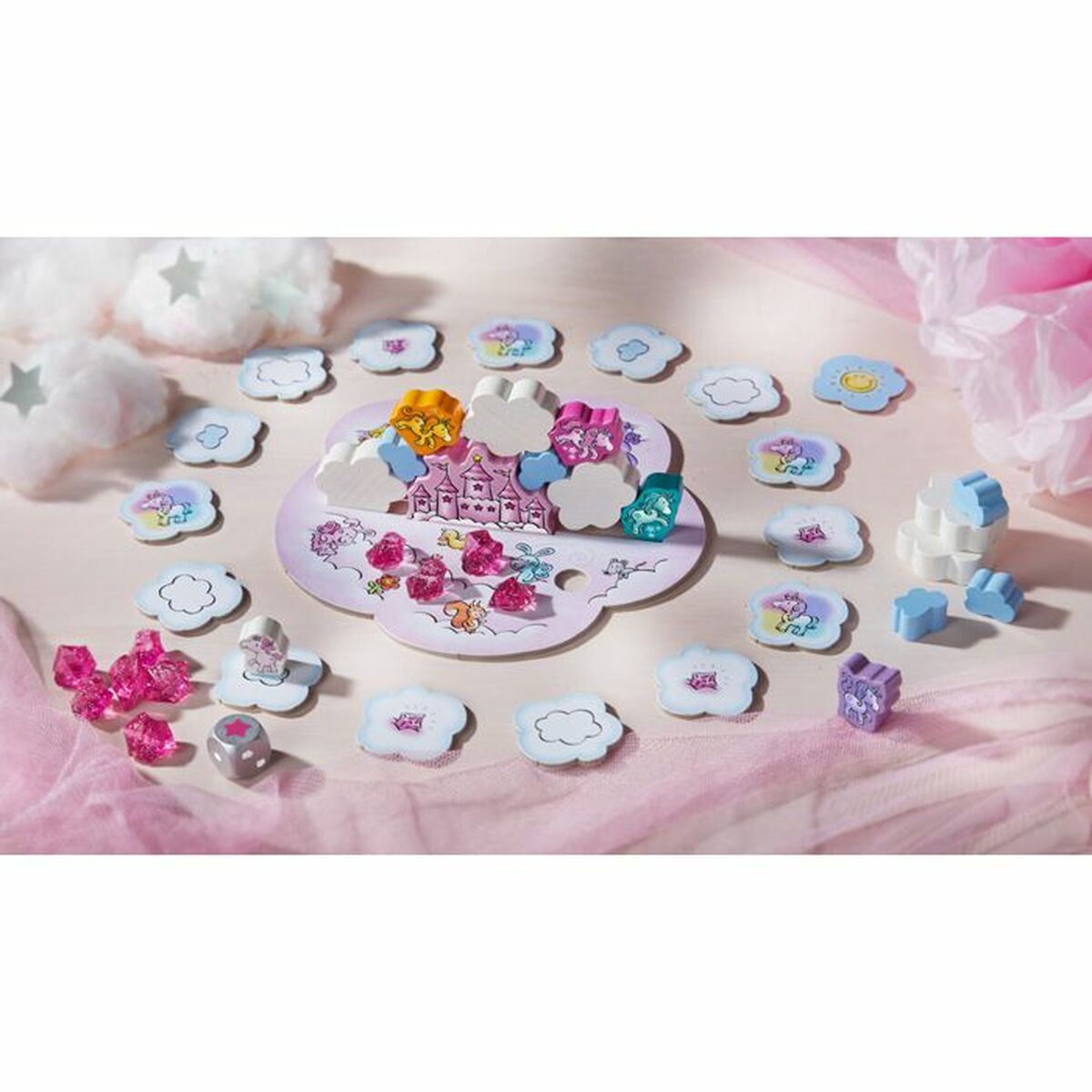 Sällskapsspel HABA Unicorn Glitterluck Cloud Stacking-Leksaker och spel, Spel och tillbehör-HABA-peaceofhome.se