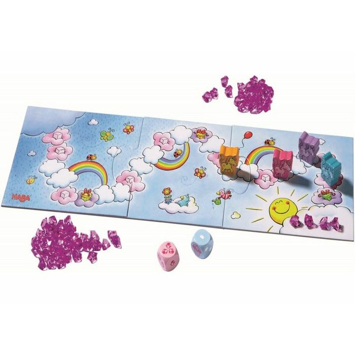 Sällskapsspel HABA Unicorns in the clouds-Leksaker och spel, Spel och tillbehör-HABA-peaceofhome.se
