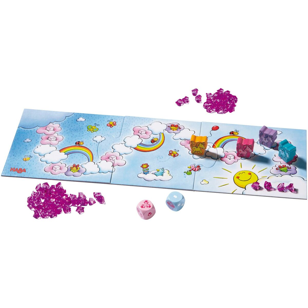 Sällskapsspel HABA Unicorns in the clouds-Leksaker och spel, Spel och tillbehör-HABA-peaceofhome.se