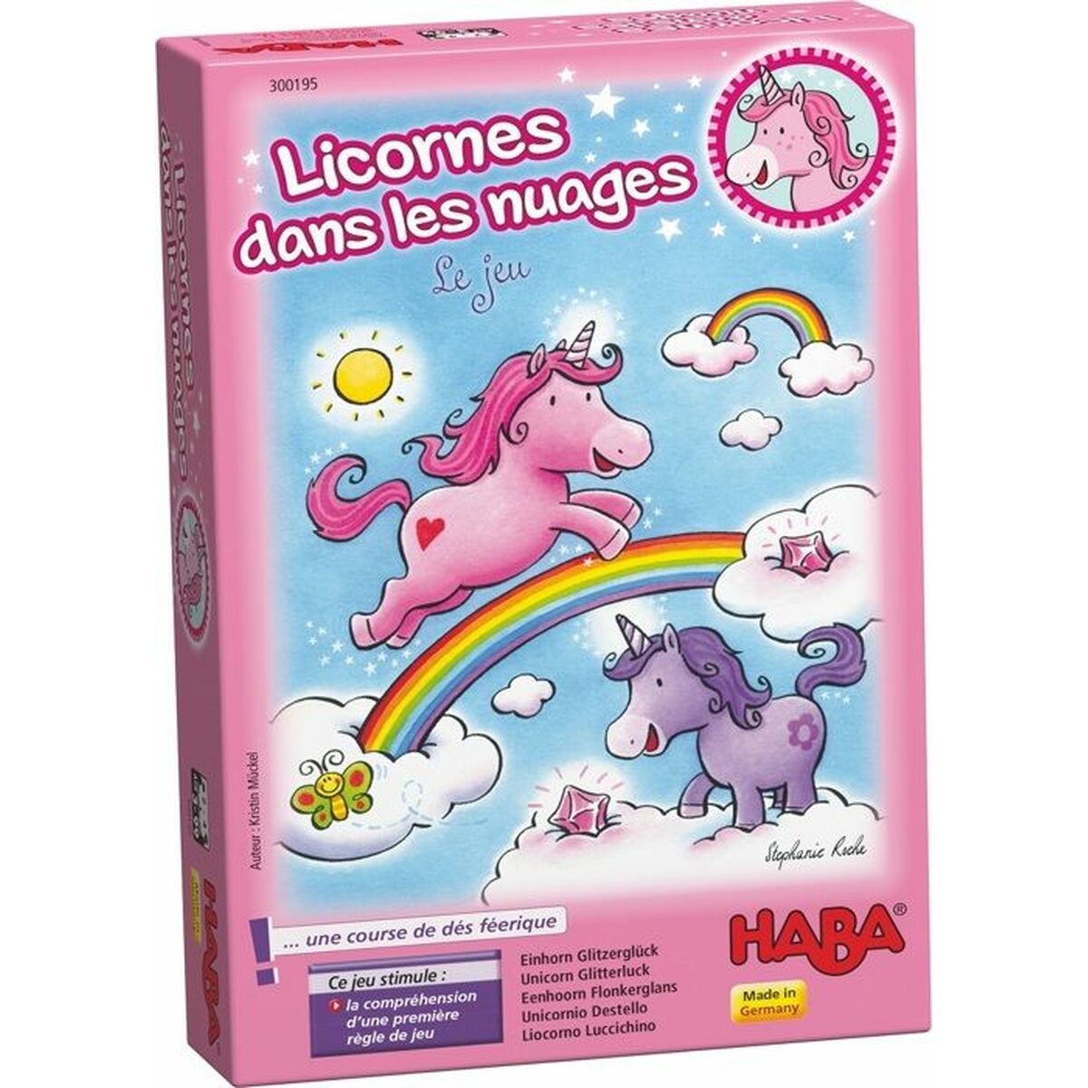 Sällskapsspel HABA Unicorns in the clouds-Leksaker och spel, Spel och tillbehör-HABA-peaceofhome.se