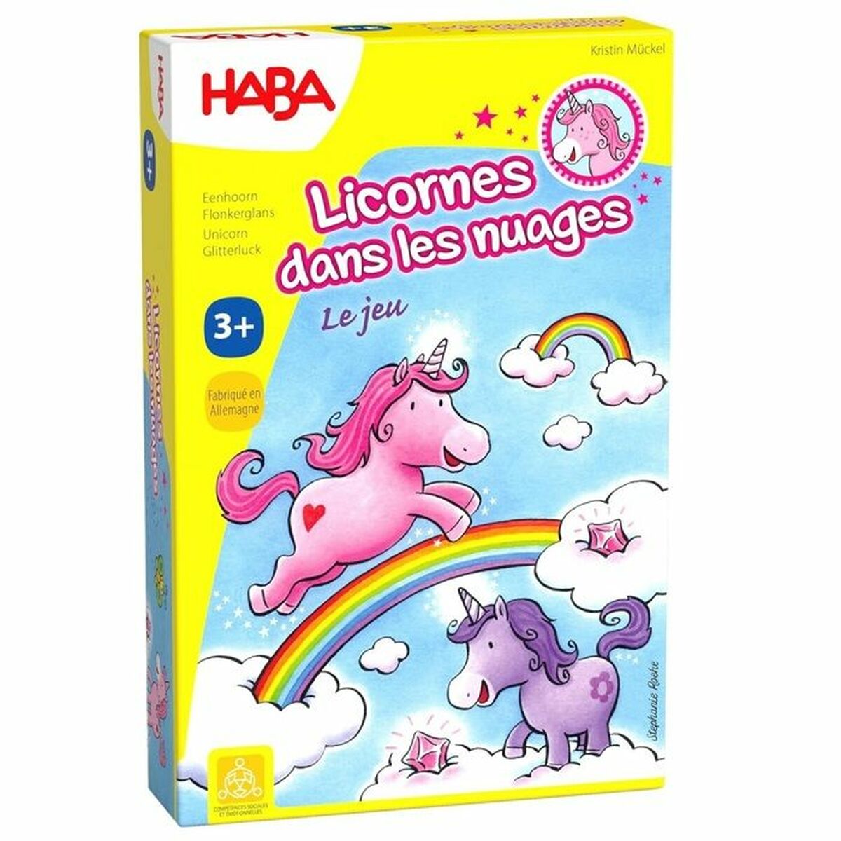 Sällskapsspel HABA Unicorns in the clouds-Leksaker och spel, Spel och tillbehör-HABA-peaceofhome.se