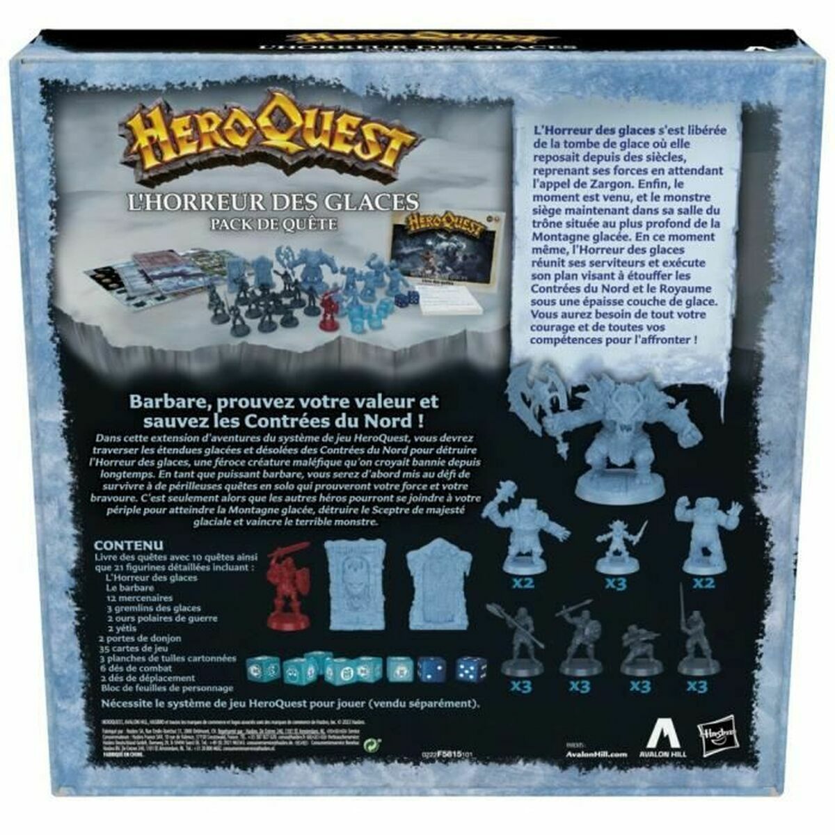 Sällskapsspel Hasbro Hero Quest-Leksaker och spel, Spel och tillbehör-Hasbro-peaceofhome.se