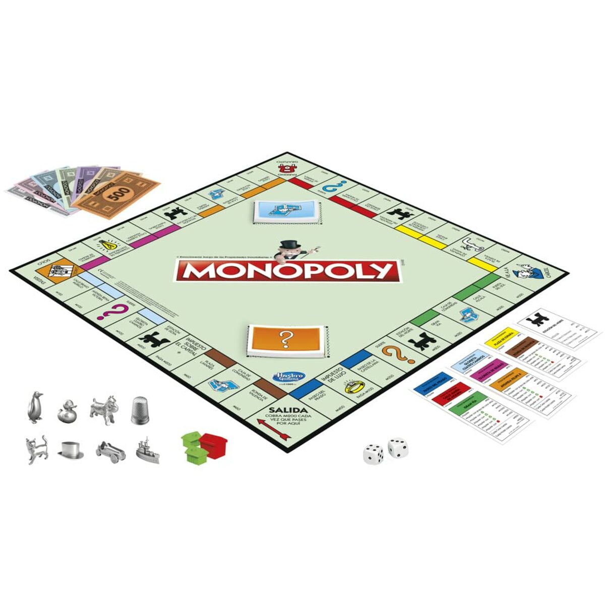 Sällskapsspel Hasbro Monopoly Clasico Madrid ES-Leksaker och spel, Spel och tillbehör-Hasbro-peaceofhome.se