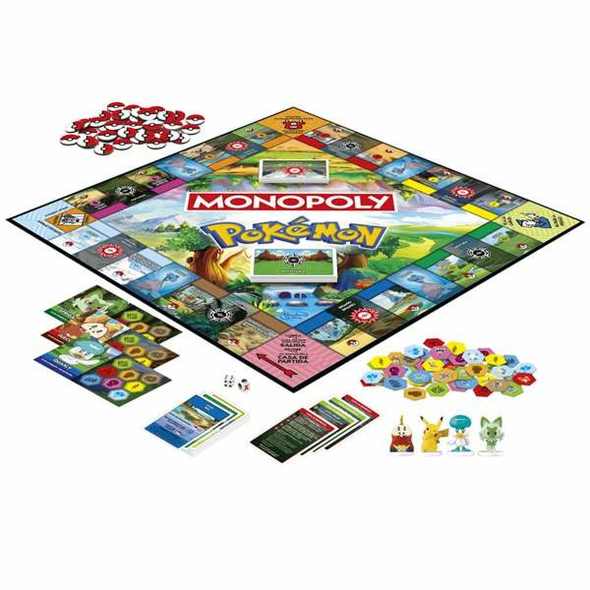 Sällskapsspel Hasbro Monopoly Pokemon-Leksaker och spel, Spel och tillbehör-Hasbro-peaceofhome.se