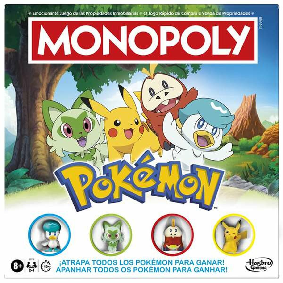 Sällskapsspel Hasbro Monopoly Pokemon-Leksaker och spel, Spel och tillbehör-Hasbro-peaceofhome.se