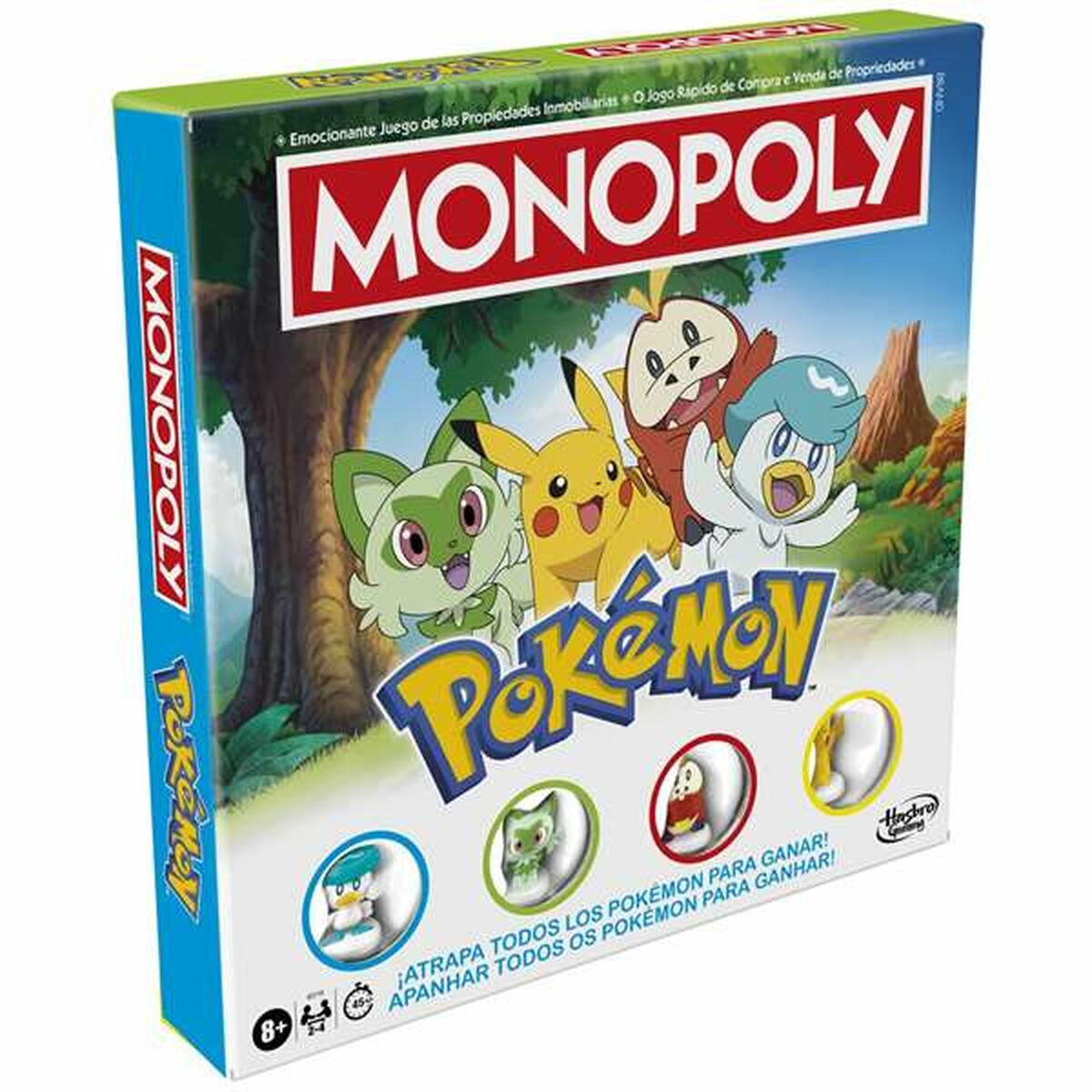 Sällskapsspel Hasbro Monopoly Pokemon-Leksaker och spel, Spel och tillbehör-Hasbro-peaceofhome.se