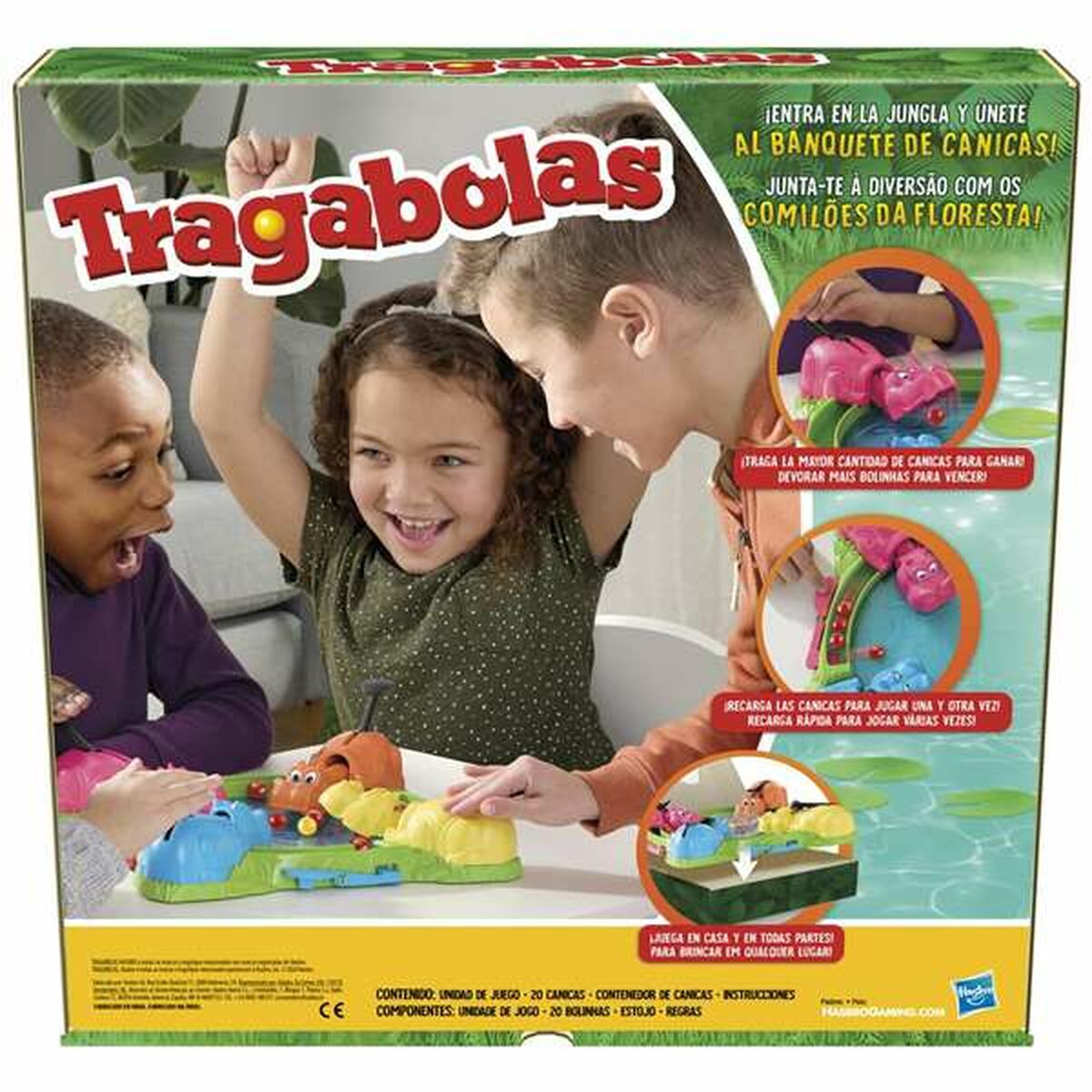Sällskapsspel Hasbro Tragabolas-Leksaker och spel, Spel och tillbehör-Hasbro-peaceofhome.se