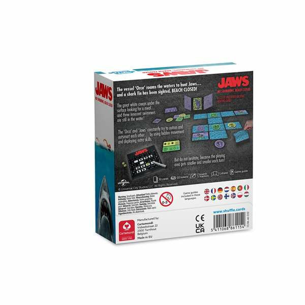 Sällskapsspel Jaws No swimming, beach closed-Leksaker och spel, Spel och tillbehör-Jaws-peaceofhome.se