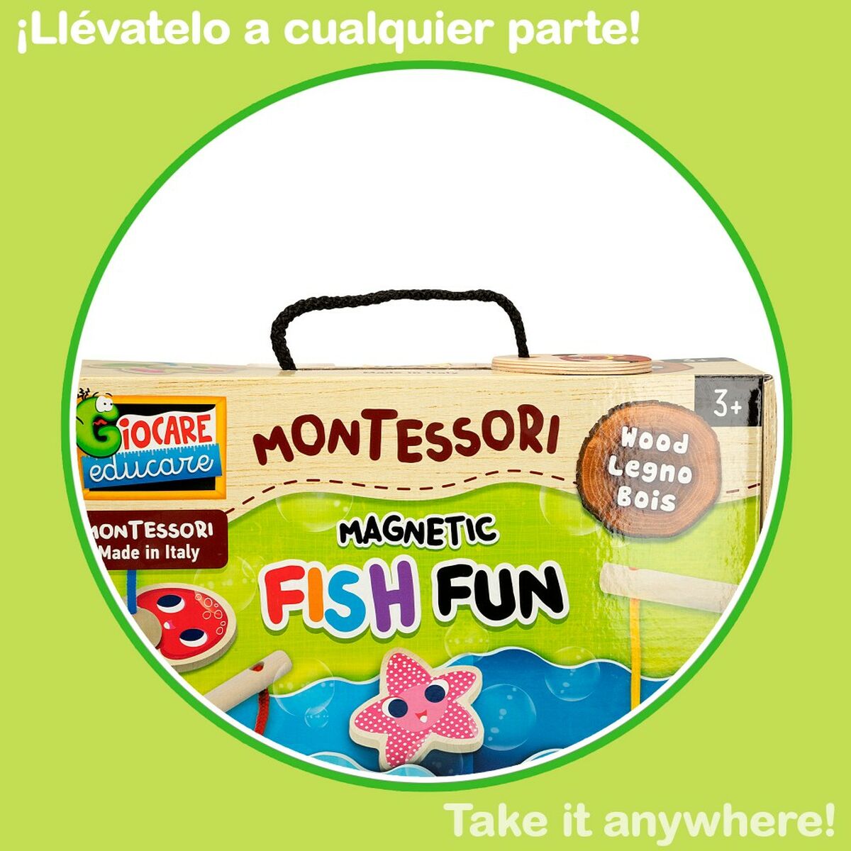 Sällskapsspel Lisciani Montessori Fiske (6 antal)-Leksaker och spel, Spel och tillbehör-Lisciani-peaceofhome.se