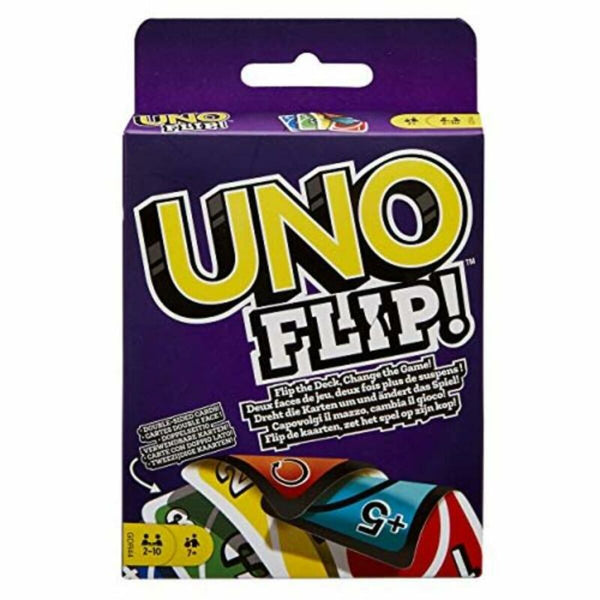 Sällskapsspel Mattel Uno Flip!-Leksaker och spel, Spel och tillbehör-Mattel-peaceofhome.se