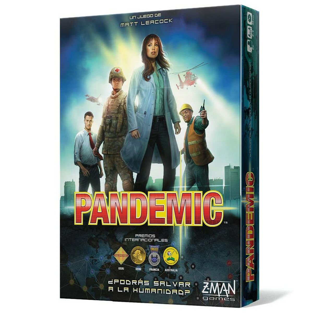 Sällskapsspel Pandemic Asmodee ZM7101ES (ES)-Leksaker och spel, Spel och tillbehör-Asmodee-peaceofhome.se