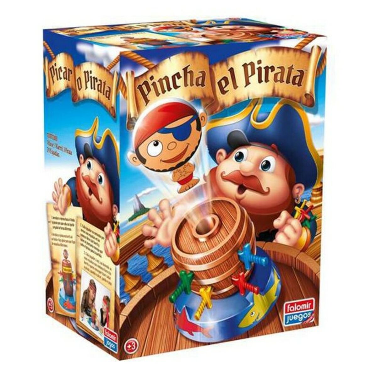 Sällskapsspel Pincha el Pirata Falomir 32-3570 (ES-PT)-Leksaker och spel, Spel och tillbehör-Falomir-peaceofhome.se