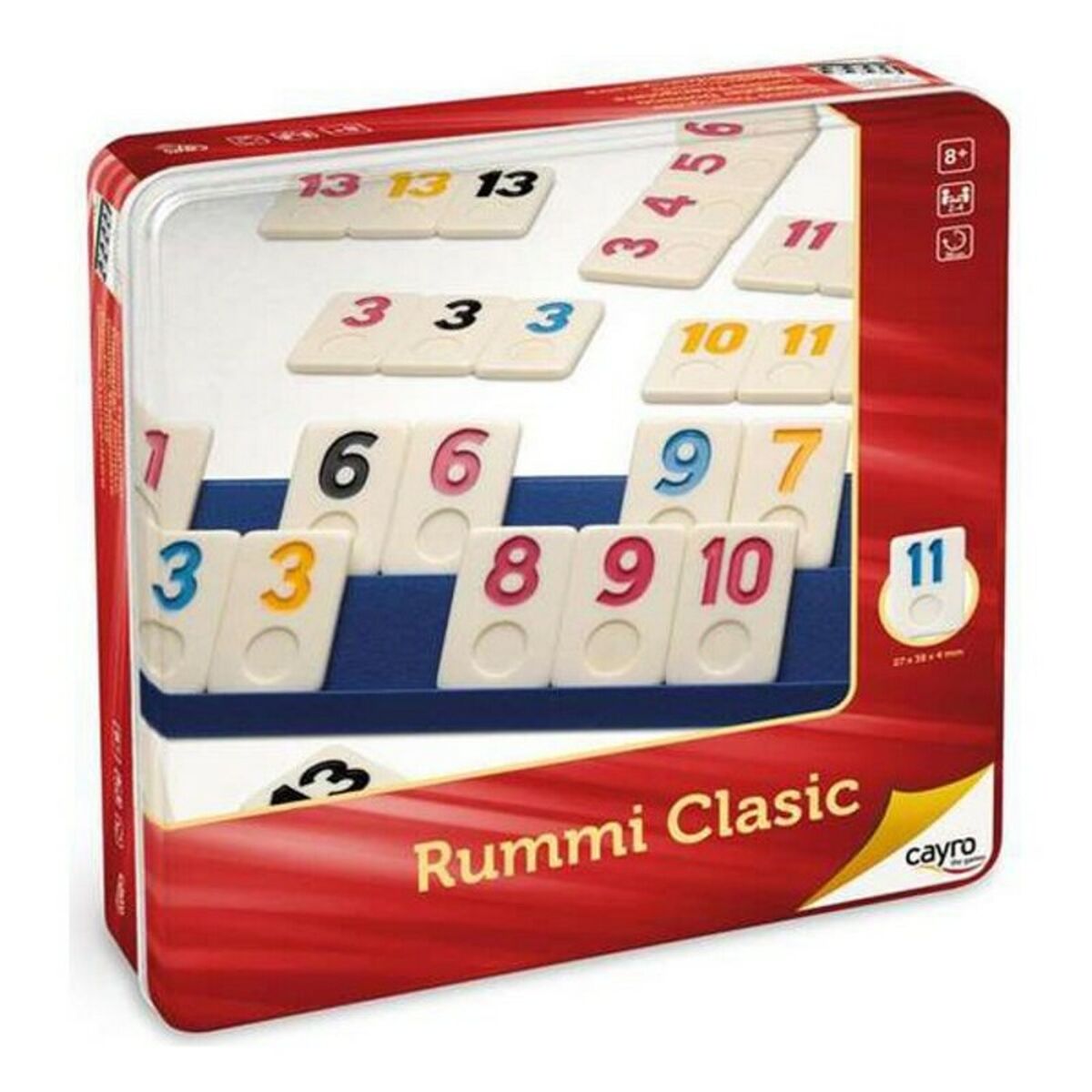 Sällskapsspel Rummi Classic Cayro 753 27 x 27 x 5,7 cm-Leksaker och spel, Spel och tillbehör-Cayro-peaceofhome.se