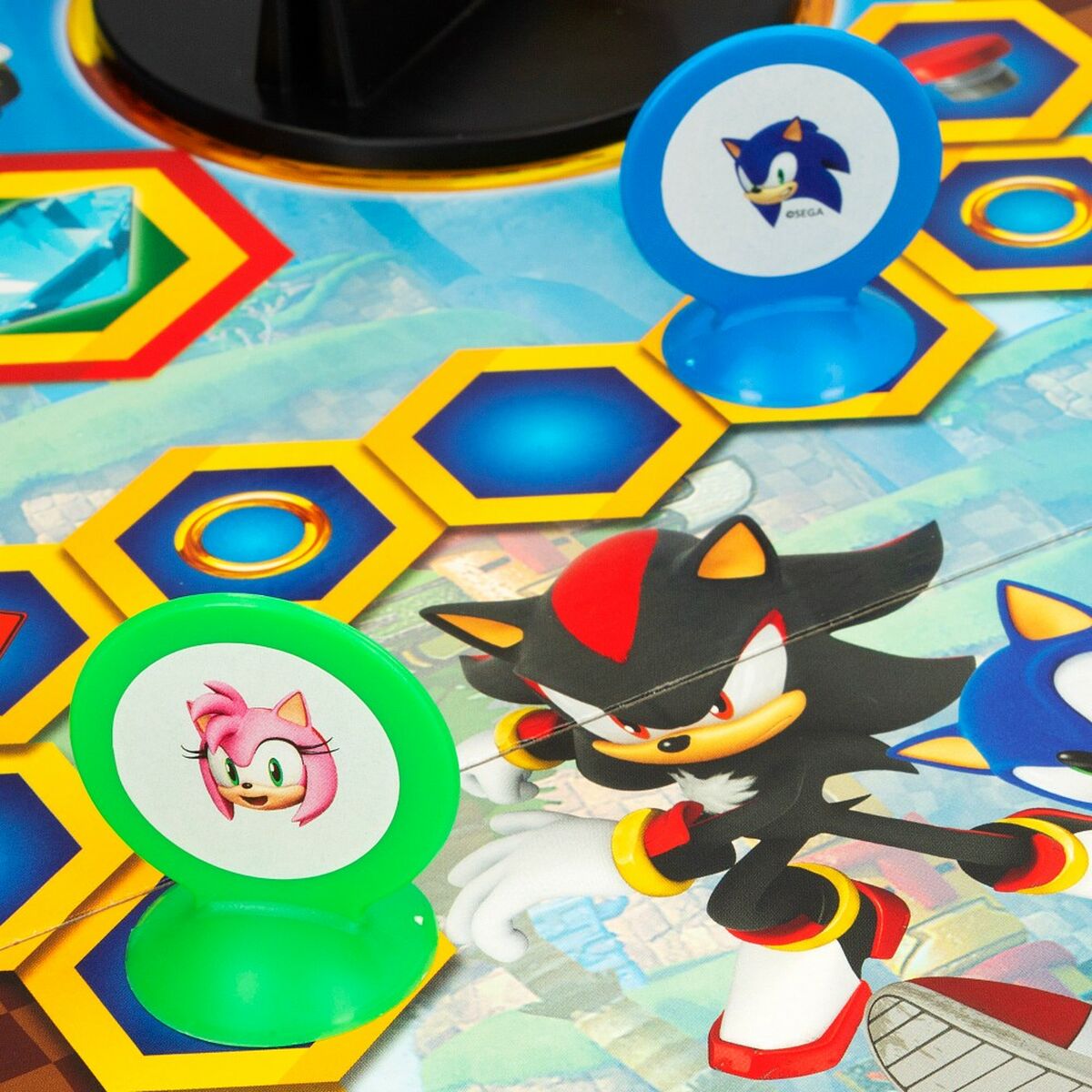 Sällskapsspel Sonic Chaos Control Game (6 antal)-Leksaker och spel, Spel och tillbehör-Sonic-peaceofhome.se