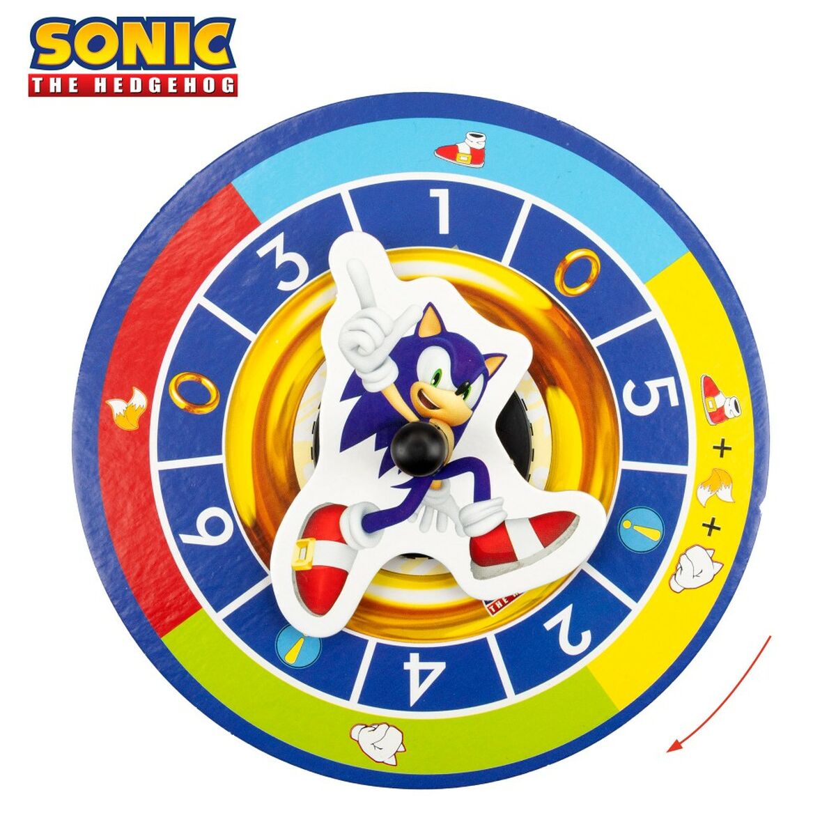 Sällskapsspel Sonic Chaos Control Game (6 antal)-Leksaker och spel, Spel och tillbehör-Sonic-peaceofhome.se