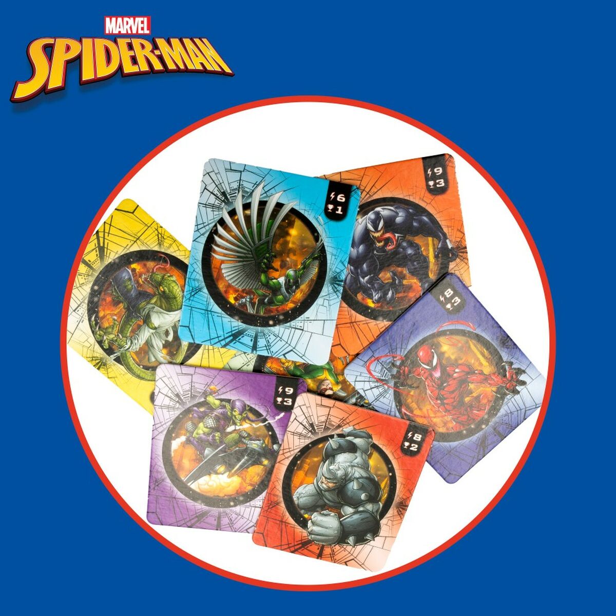 Sällskapsspel Spider-Man Defence Game (6 antal)-Leksaker och spel, Spel och tillbehör-Spider-Man-peaceofhome.se