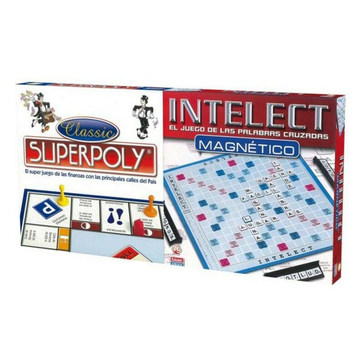Sällskapsspel Superpoly + Intelect Falomir-Leksaker och spel, Spel och tillbehör-Falomir-peaceofhome.se