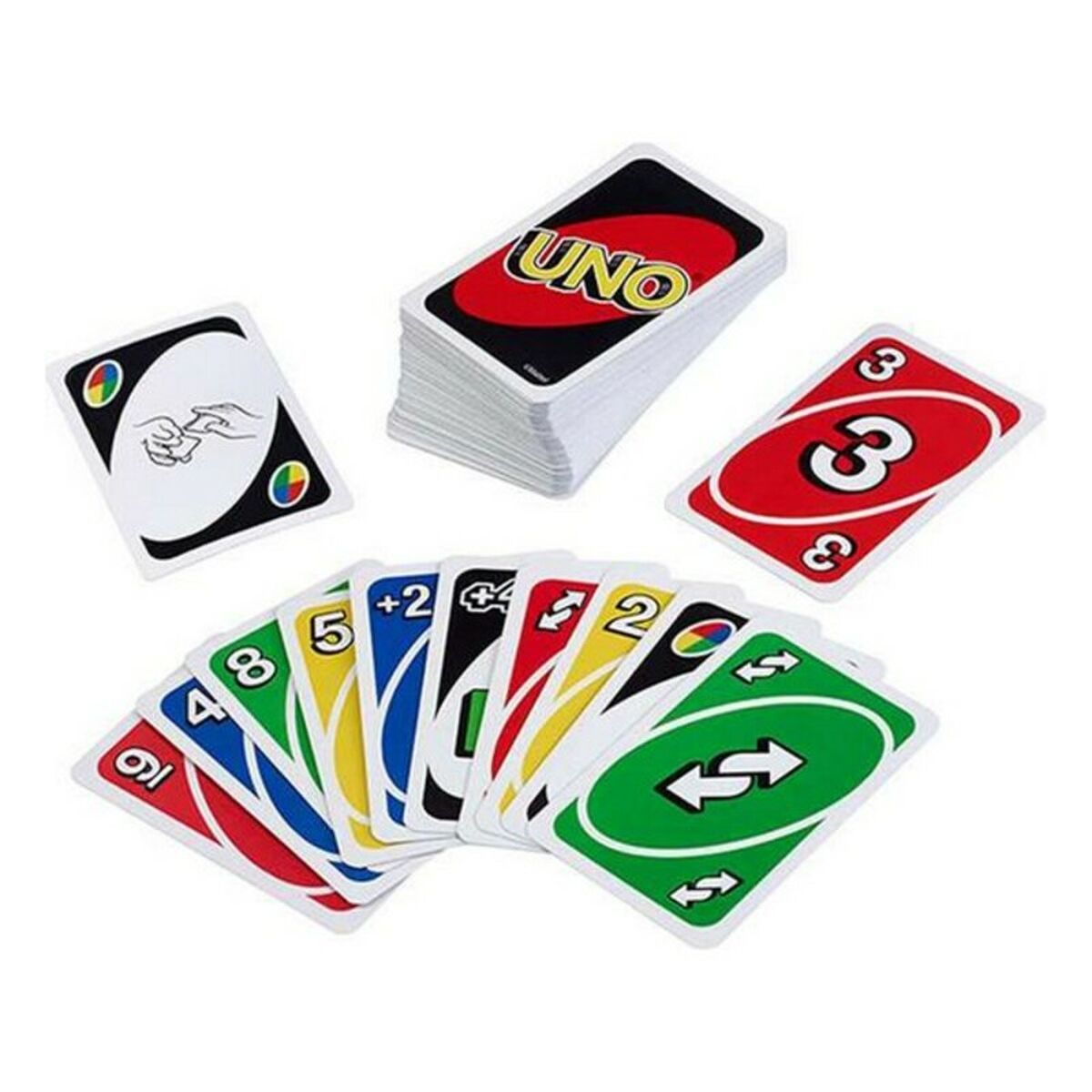 Sällskapsspel Uno Mattel-Leksaker och spel, Spel och tillbehör-Mattel-peaceofhome.se