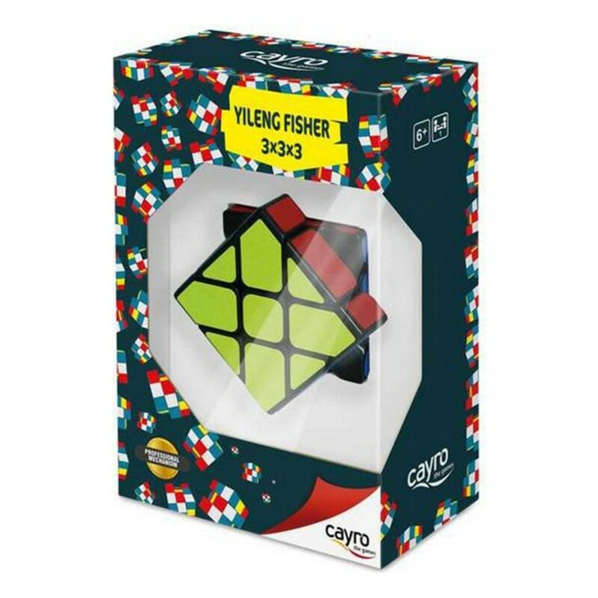 Sällskapsspel Yileng Cube Cayro YJ8318 3 x 3-Leksaker och spel, Spel och tillbehör-Cayro-peaceofhome.se