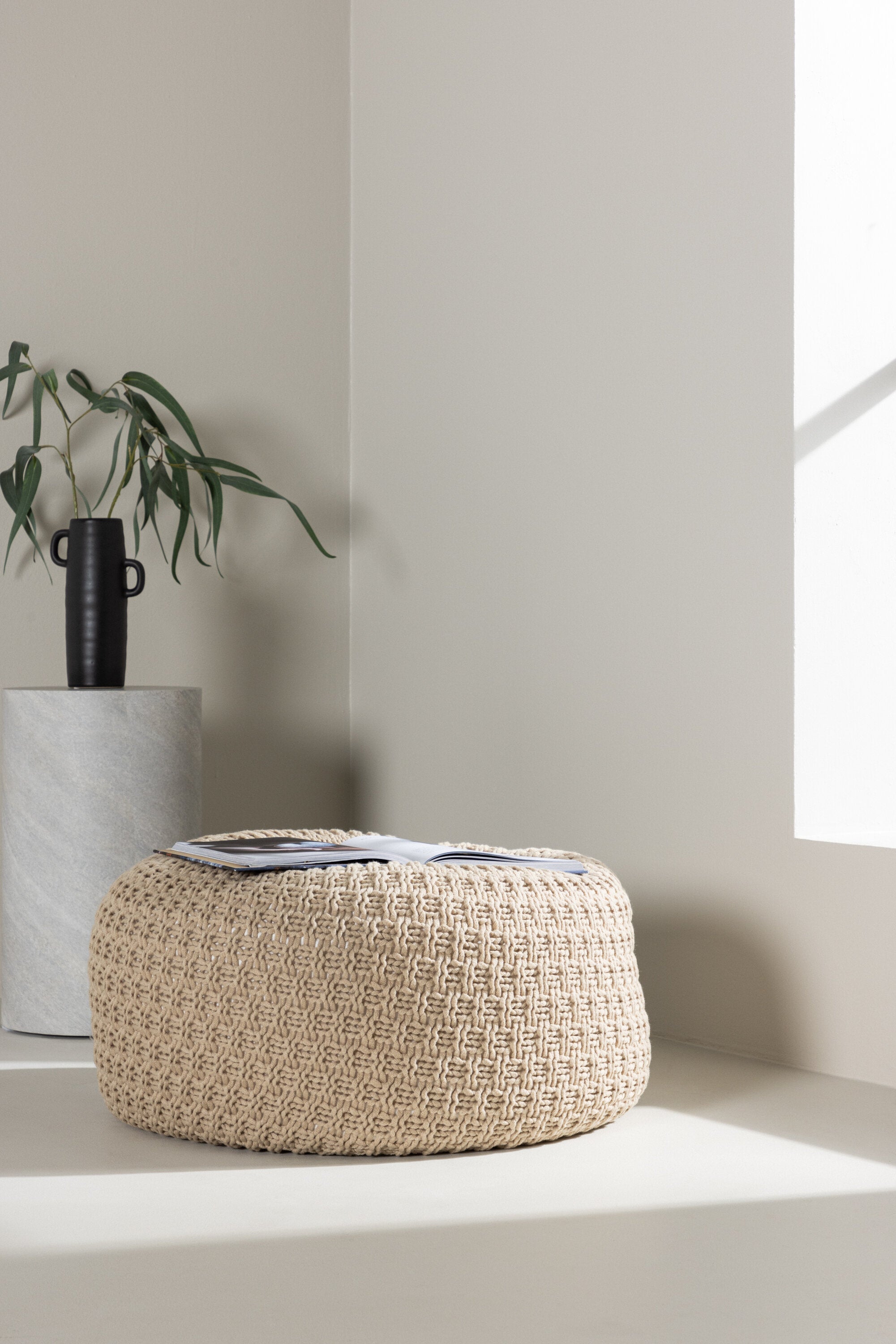 Sam Puff-Ottoman / Pouf-Venture Home-peaceofhome.se