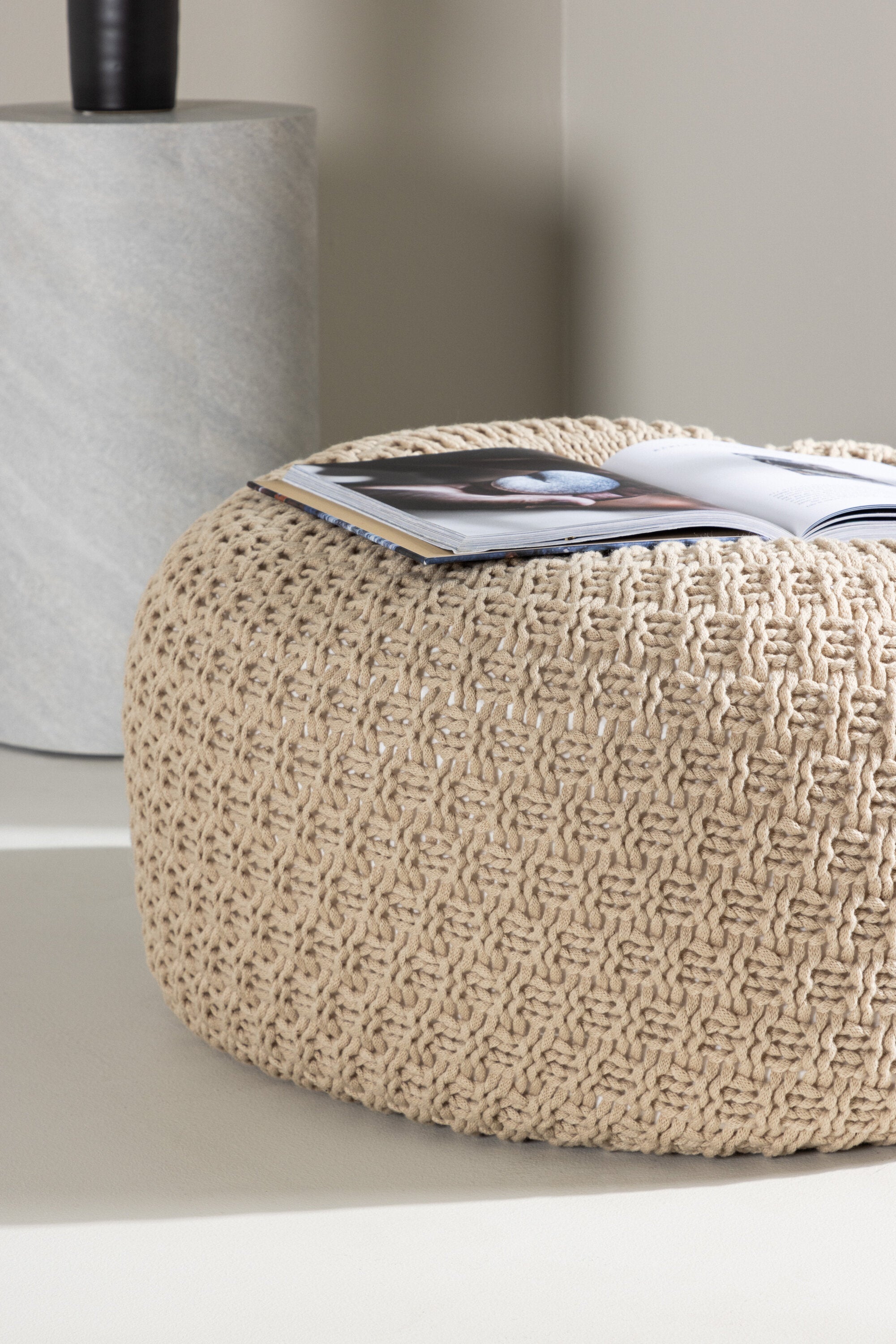 Sam Puff-Ottoman / Pouf-Venture Home-peaceofhome.se