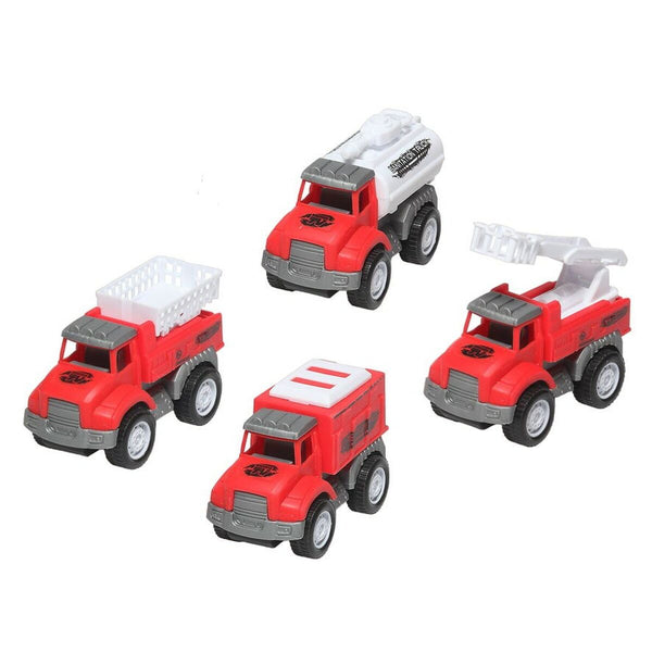 Samling med små lastbilar Röd-Leksaker och spel, Fordon-BigBuy Fun-peaceofhome.se