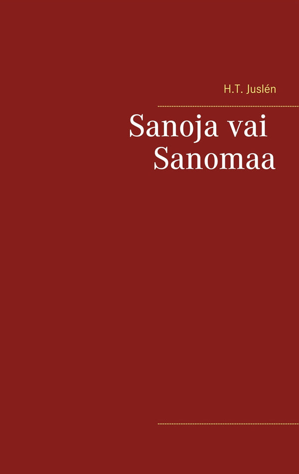 Sanoja vai Sanomaa – E-bok – Laddas ner-Digitala böcker-Axiell-peaceofhome.se