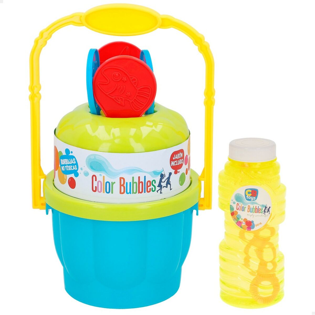 Såpbubbelspel Colorbaby 240 ml 17,5 x 28 x 13,5 cm (6 antal)-Leksaker och spel, Sport och utomhus-Colorbaby-peaceofhome.se