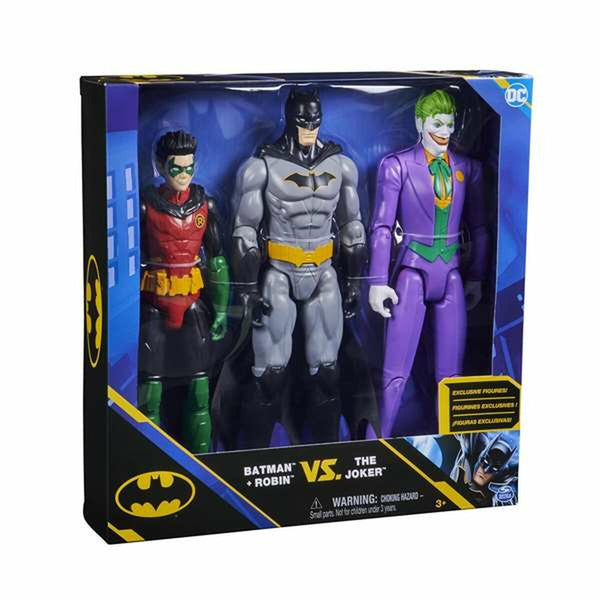 Sats med figurer Batman 30 cm 3 antal-Leksaker och spel, Dockor och actionfigurer-Batman-peaceofhome.se