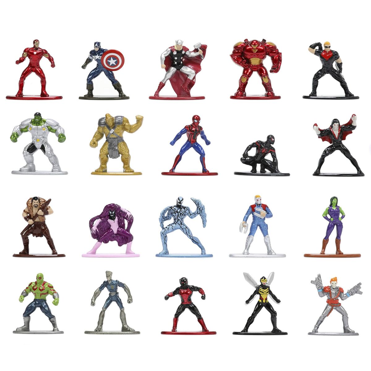 Sats med figurer Marvel 20 Delar-Leksaker och spel, Dockor och actionfigurer-Marvel-peaceofhome.se
