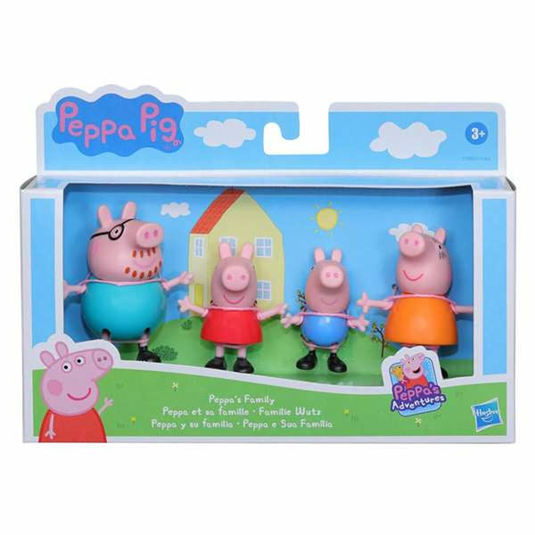 Sats med figurer Peppa Pig F2190 4 Delar-Leksaker och spel, Dockor och actionfigurer-Peppa Pig-peaceofhome.se