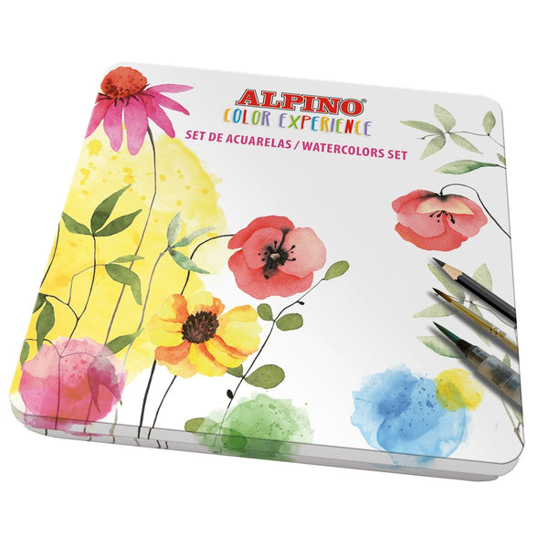 Sats med vattenfärger Alpino Color Experience 42 Delar Multicolour-Kontor och Kontorsmaterial, konst och hantverk-Alpino-peaceofhome.se