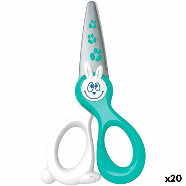 Sax Maped Kidikut Blå Vit 12 cm (20 antal)-Kontor och Kontorsmaterial, Kontorsmaterial-Maped-peaceofhome.se