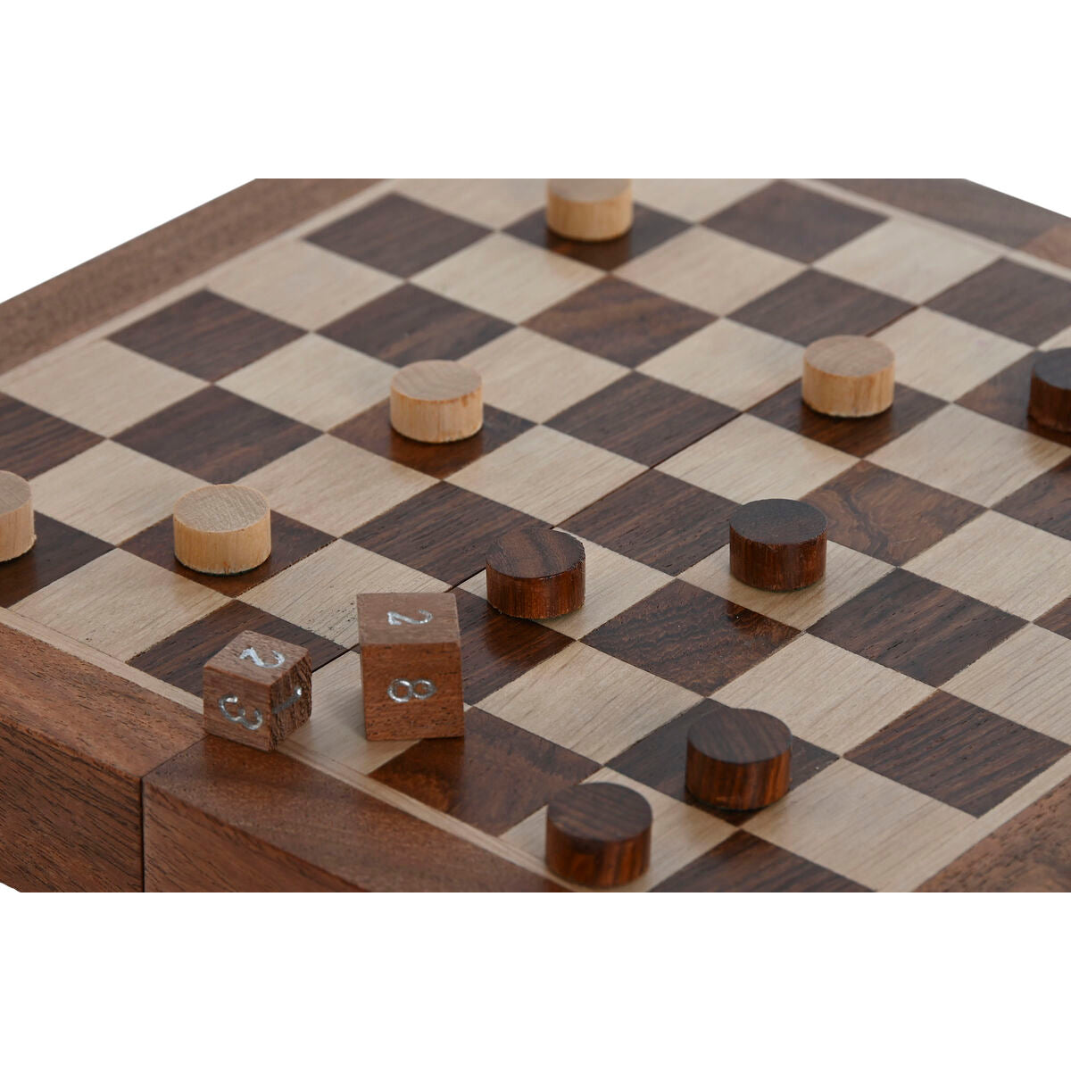 Schack Home ESPRIT Lönn Akaciaträ-Leksaker och spel, Spel och tillbehör-Home ESPRIT-peaceofhome.se
