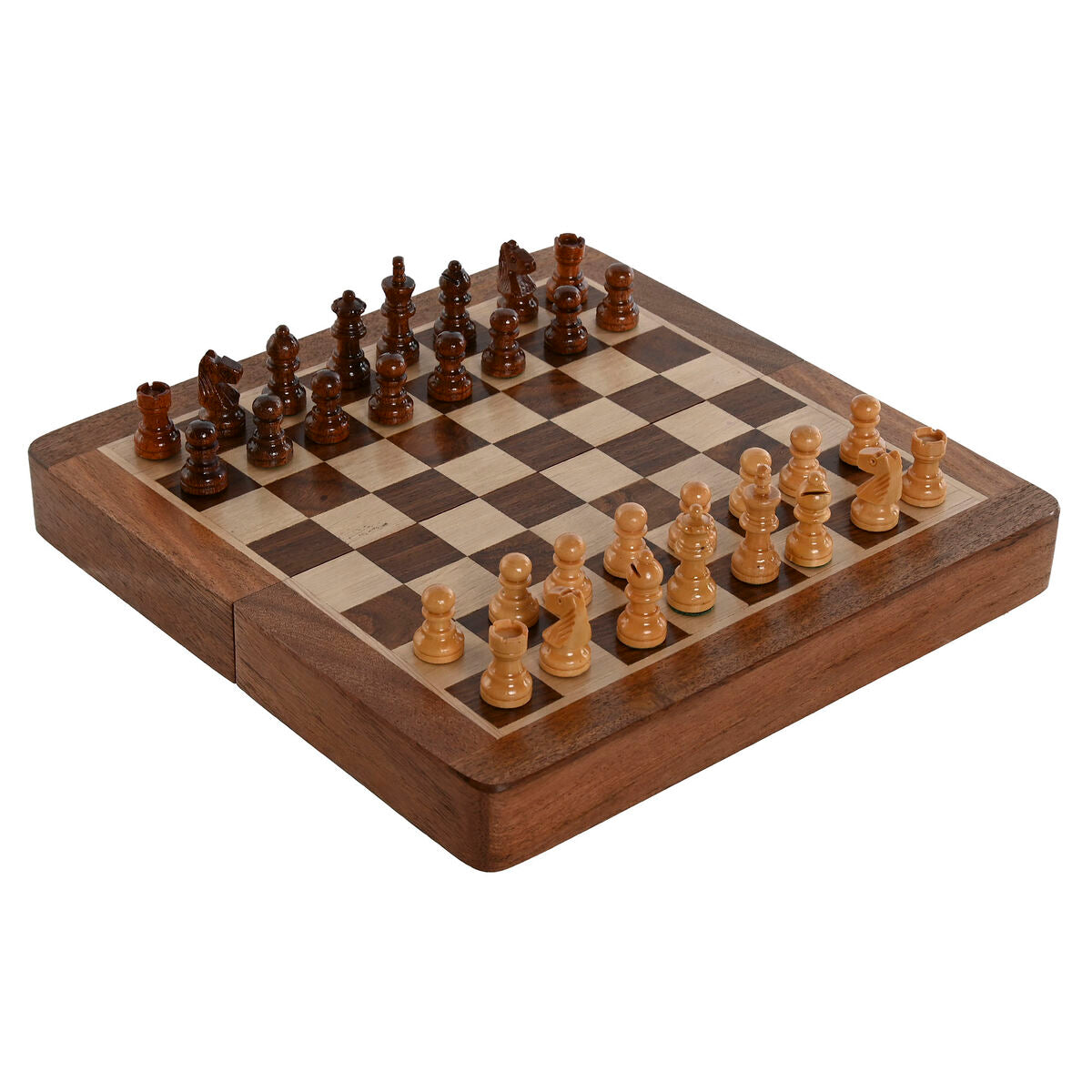 Schack Home ESPRIT Lönn Akaciaträ-Leksaker och spel, Spel och tillbehör-Home ESPRIT-peaceofhome.se
