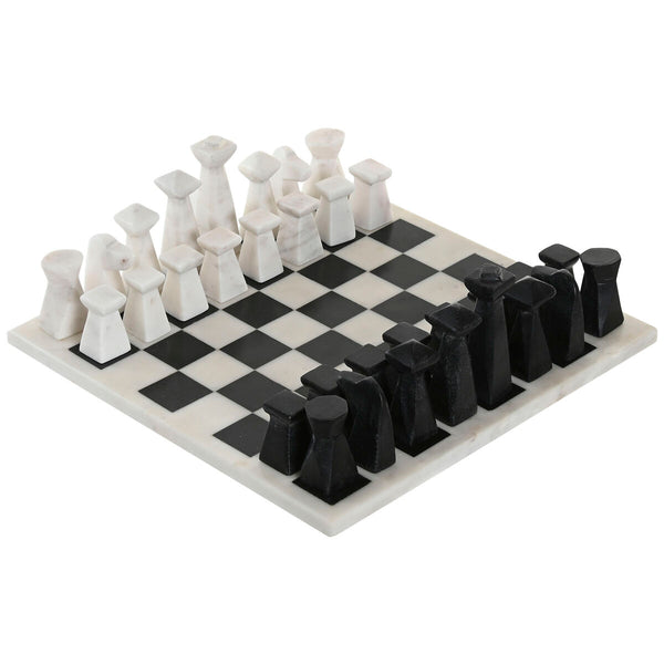 Schack Home ESPRIT Marmor-Leksaker och spel, Spel och tillbehör-Home ESPRIT-peaceofhome.se