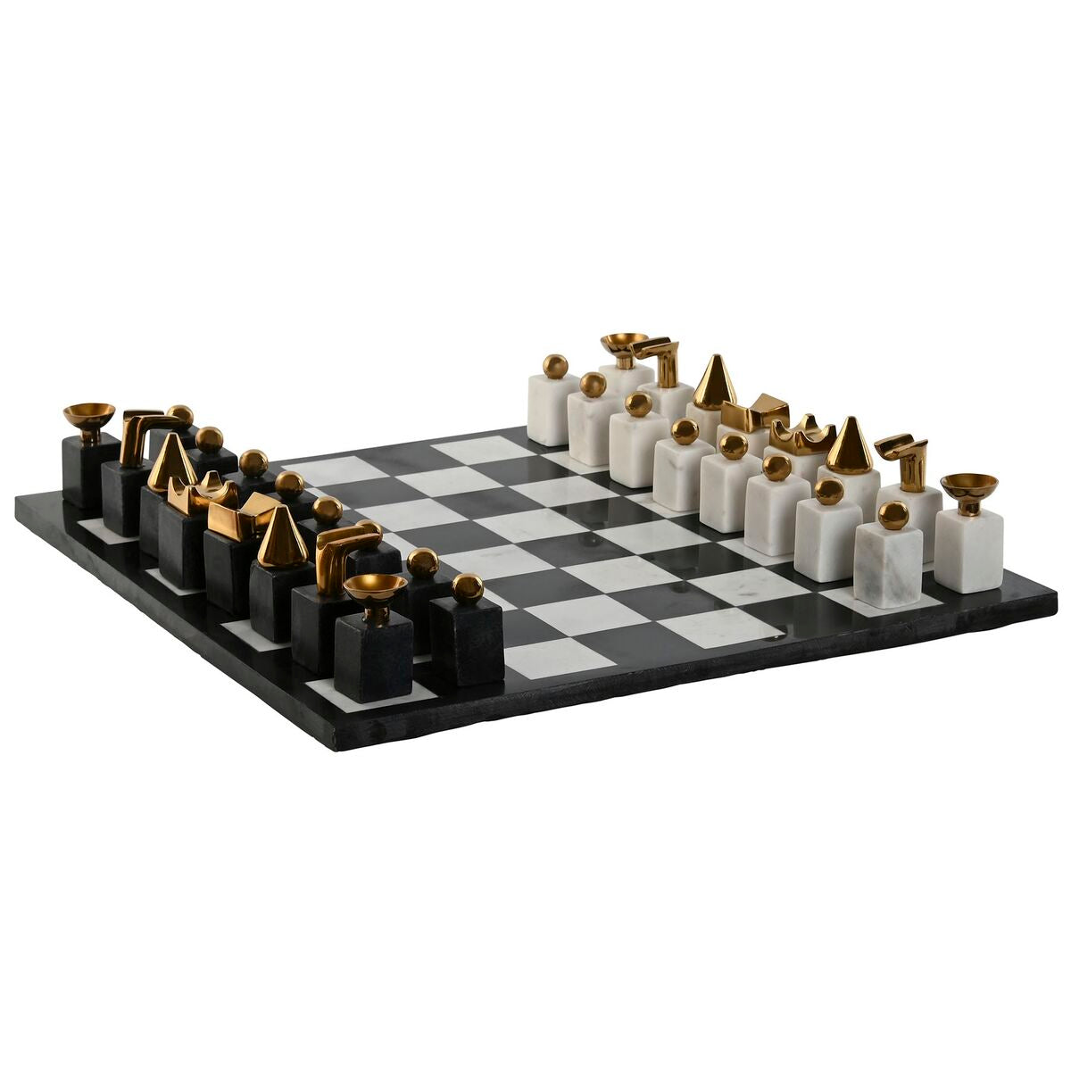 Schack Home ESPRIT Stål Granit-Leksaker och spel, Spel och tillbehör-Home ESPRIT-peaceofhome.se