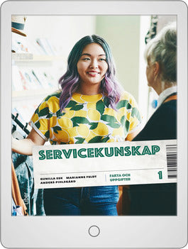 Servicekunskap 1 Fakta och uppgifter Onlinebok-Digitala böcker-Liber-peaceofhome.se