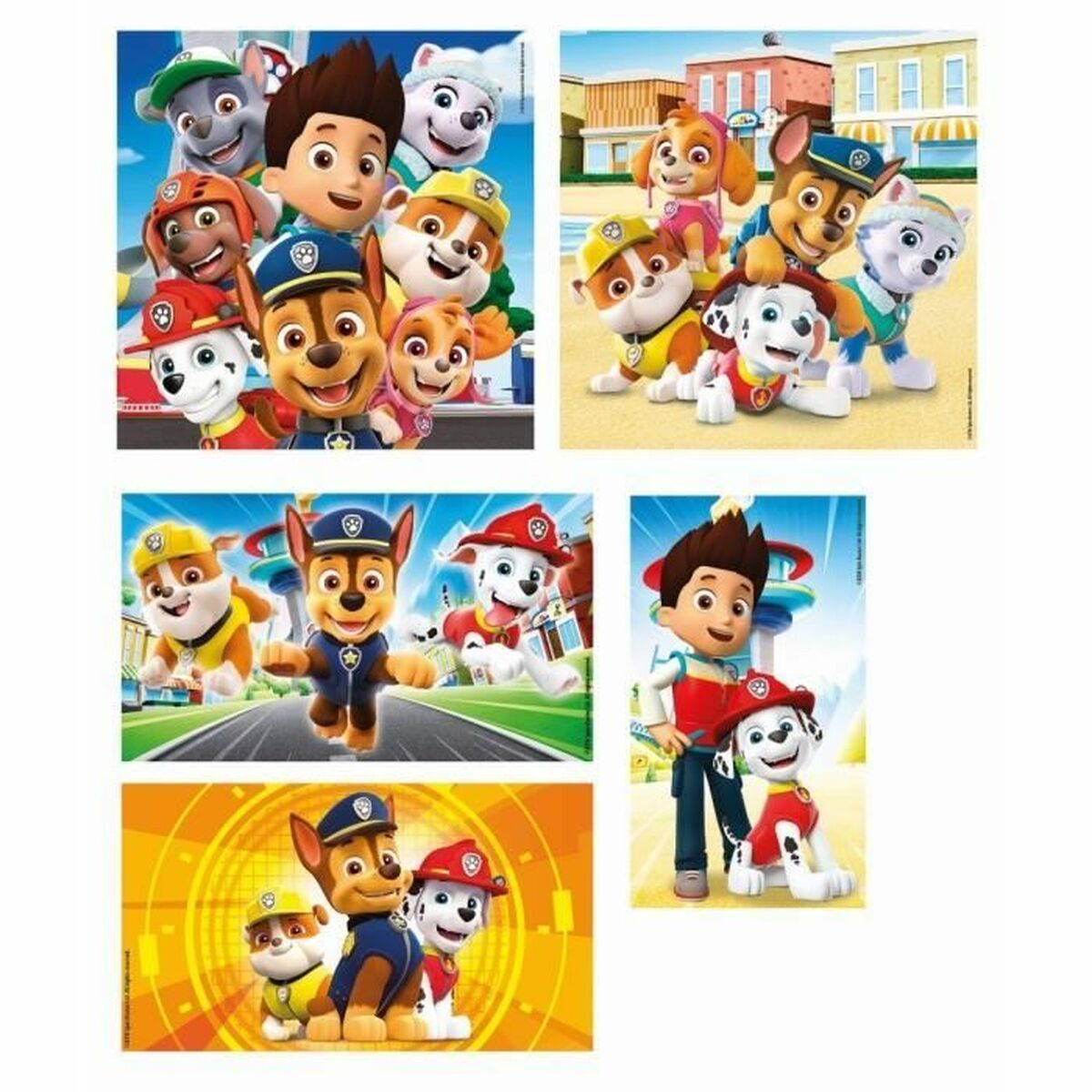 Set 10 pussel The Paw Patrol Clementoni Supercolor 330 Delar-Leksaker och spel, Pussel och hjärngrupper-The Paw Patrol-peaceofhome.se