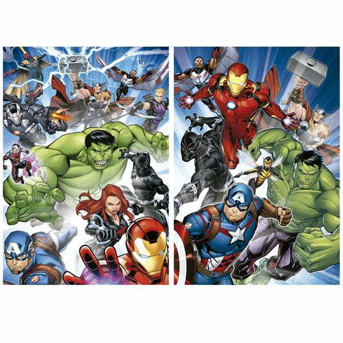Set 2 pussel The Avengers 100 Delar-Leksaker och spel, Pussel och hjärngrupper-The Avengers-peaceofhome.se