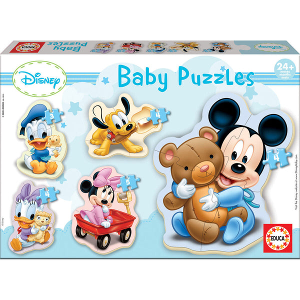 Set 5 pussel Mickey Mouse-Leksaker och spel, Pussel och hjärngrupper-Mickey Mouse-peaceofhome.se