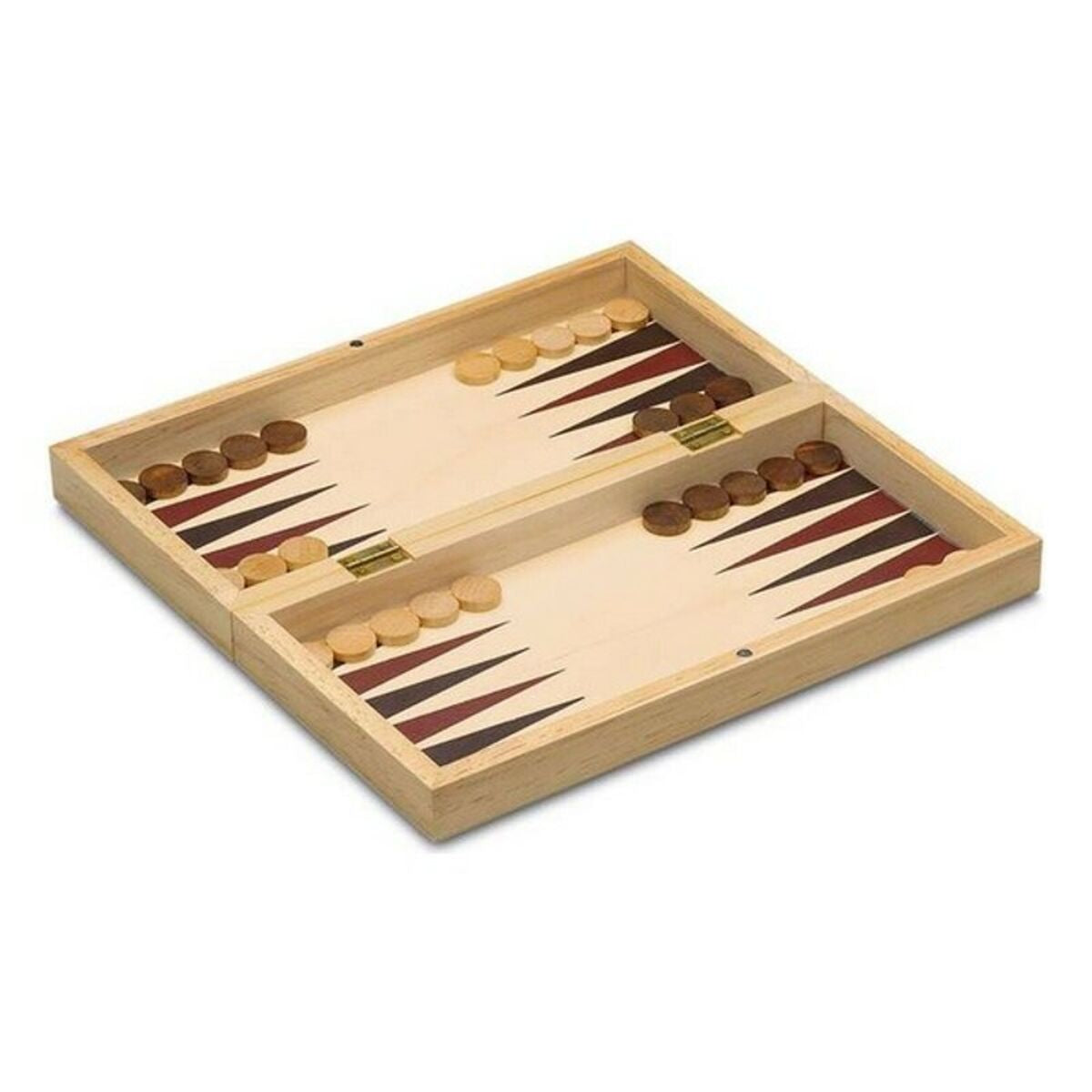Set med 3 Brädspel Cayro 648 Trä 29 x 29 cm 3 i 1 Schack Backgamon Ladies-Leksaker och spel, Spel och tillbehör-Cayro-peaceofhome.se