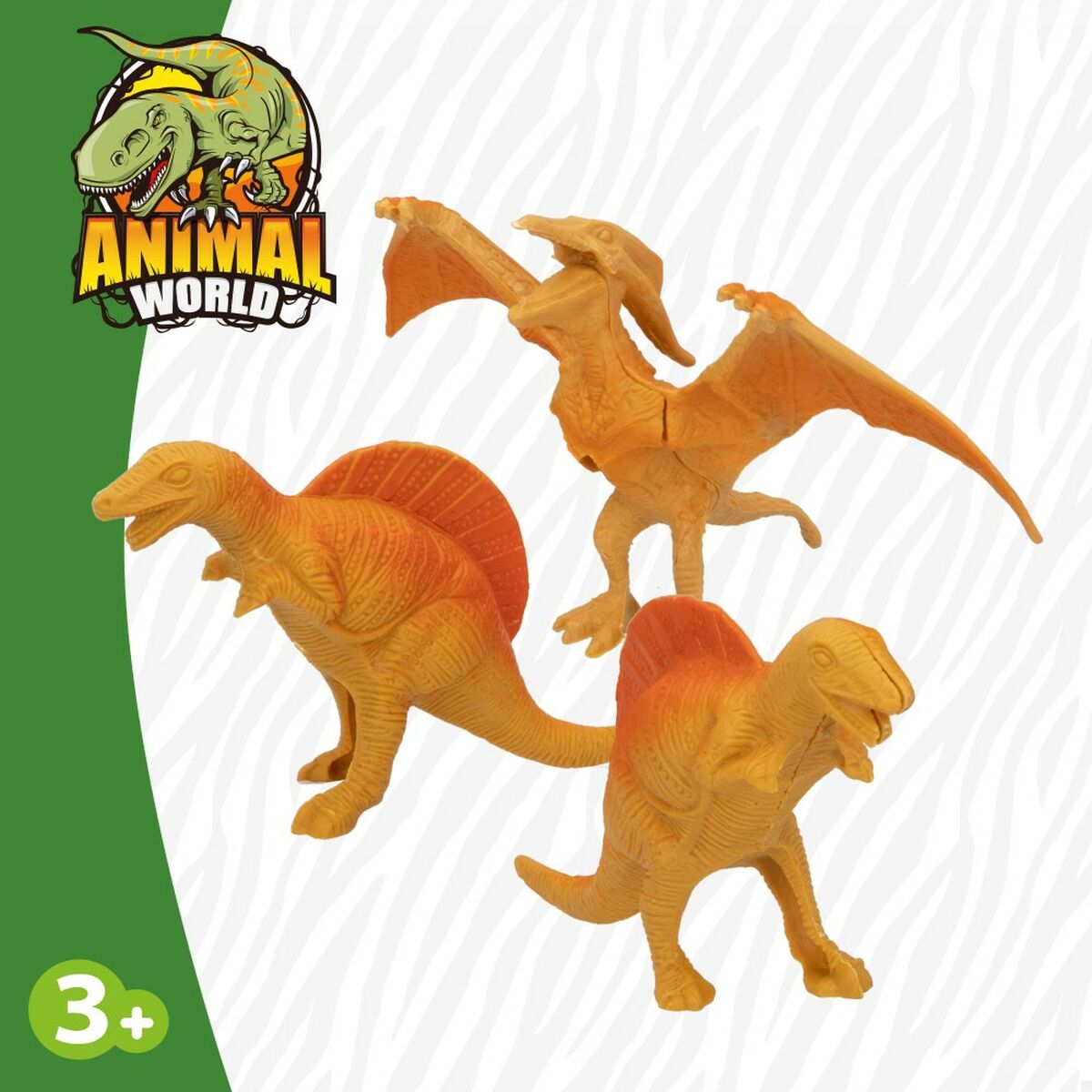 Set med dinosaurier Colorbaby 4 Delar 6 antal 23 x 16,5 x 8 cm Dinosaurier-Leksaker och spel, Dockor och actionfigurer-Colorbaby-peaceofhome.se