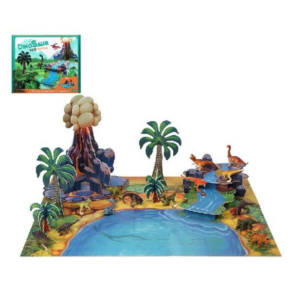 Set med dinosaurier Real 30 x 25 cm (22 pcs)-Leksaker och spel, Dockor och actionfigurer-BigBuy Kids-peaceofhome.se