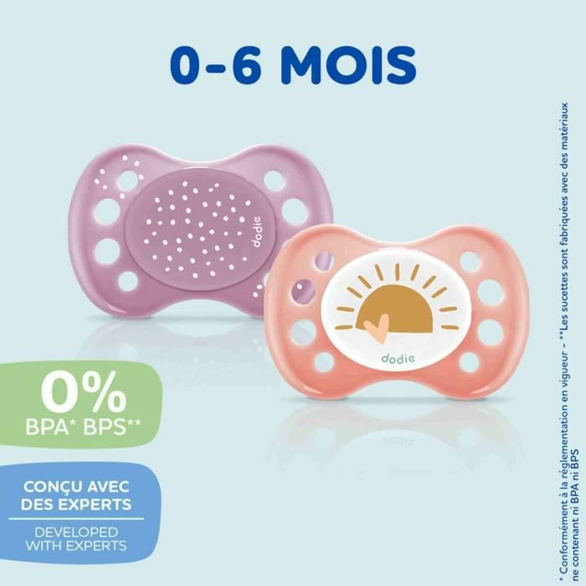 Set med nappar i silikon Dodie Multicolour 3 Delar-Hälsa och personlig vård, Barn och barnomsorg-Dodie-peaceofhome.se
