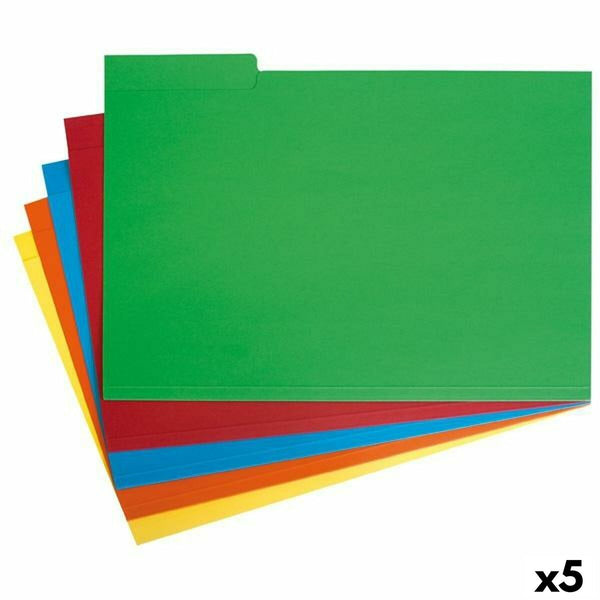 Set med undermappar Grafoplas Gul A4 50 Delar (5 antal)-Kontor och Kontorsmaterial, Kontorsmaterial-Grafoplas-peaceofhome.se