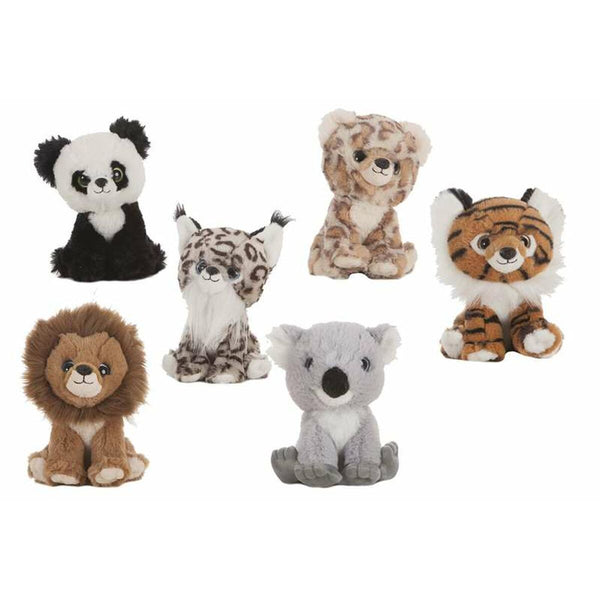 Set of plush toys 6 Delar 22 cm djur
