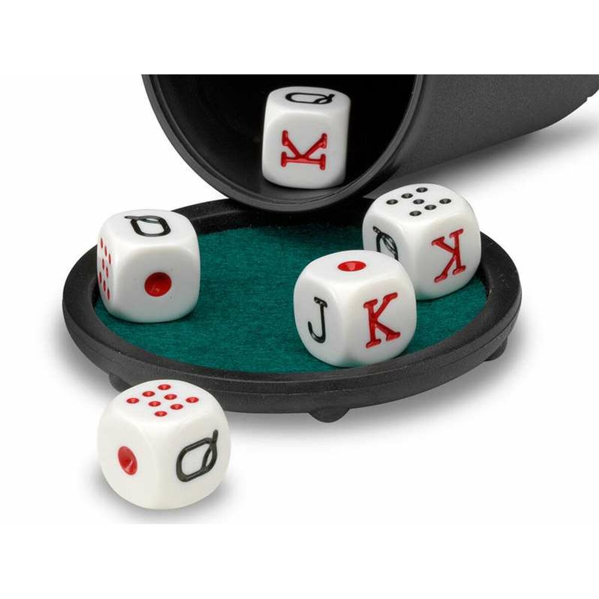 Shaker med pokertärningar Cayro-Leksaker och spel, Spel och tillbehör-Cayro-peaceofhome.se