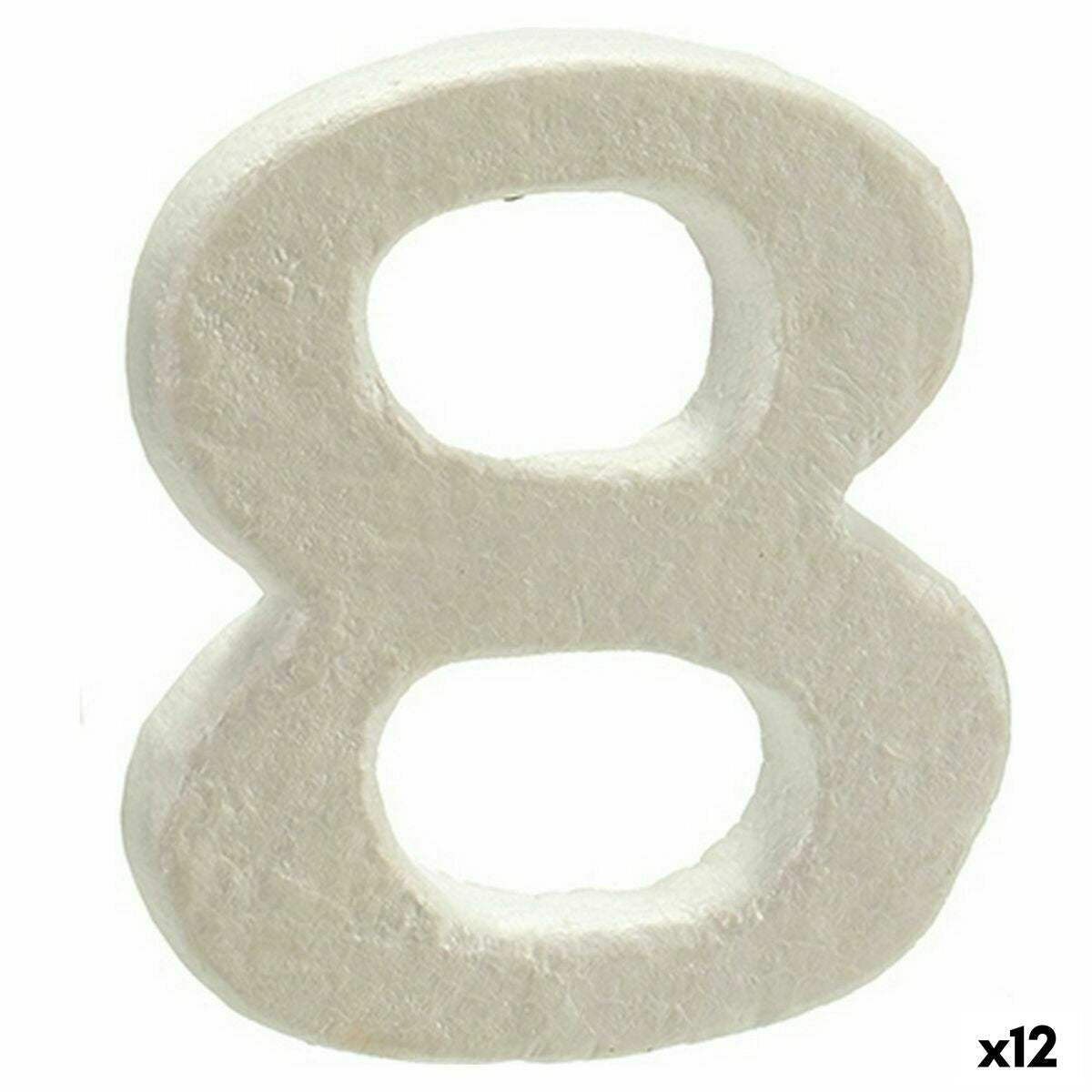 Siffror Siffror 8 polystyren 2 x 15 x 10 cm (12 antal)-Bebis, Sovrum-Pincello-peaceofhome.se