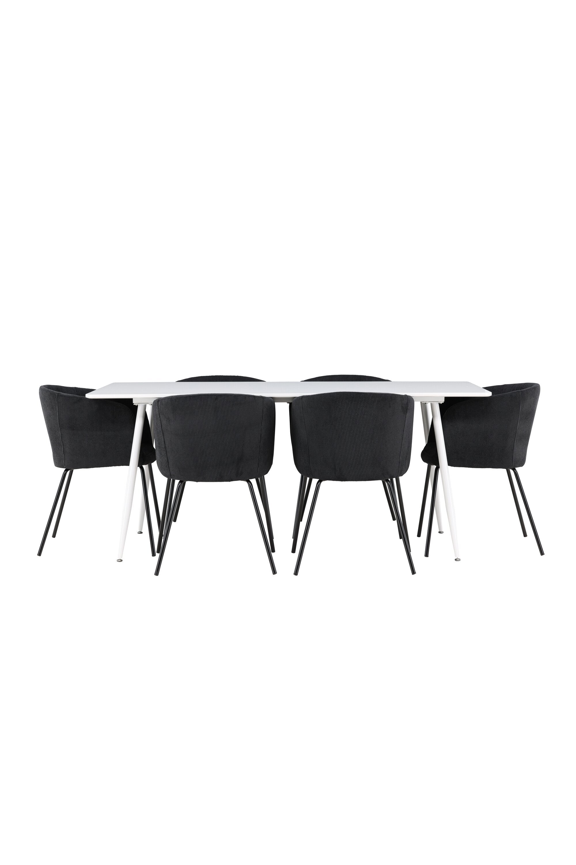 Silar Matbord med Berit Matstol-GR Dining Set-Venture Home-peaceofhome.se